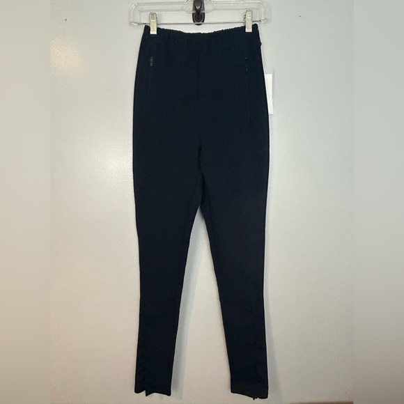 NWT Wardrobe NYC  Navy Blue Front Zip Ankle Leggings/Pants Size Large - Picture 4 of 16